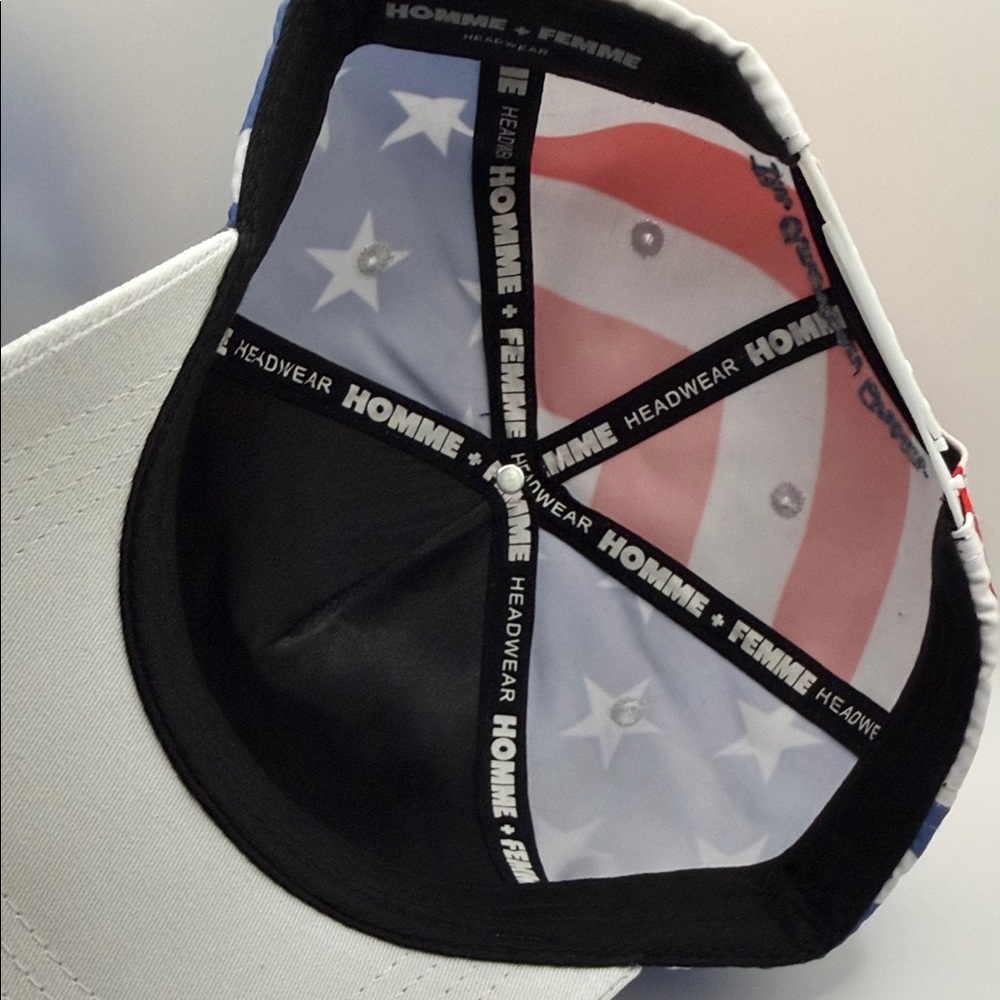 Homme Femme "The American Dream Campaign" Snapback Hat - Picture 7 of 9